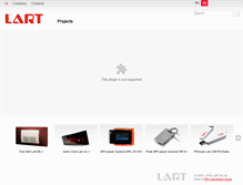 Tablet Screenshot of en.lart.ru